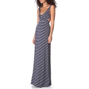 Rachel Pally striped cut-out dress